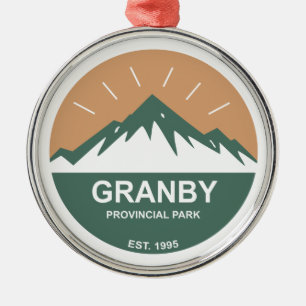 Granby Provincial Park Metal Tree Decoration