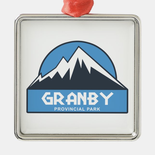 Granby Provincial Park Metal Tree Decoration (Front)