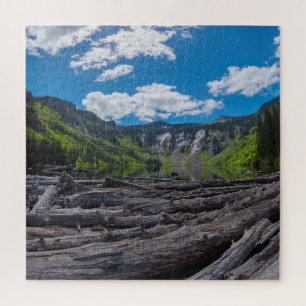 Grand Alpine Lake Jigsaw Puzzle