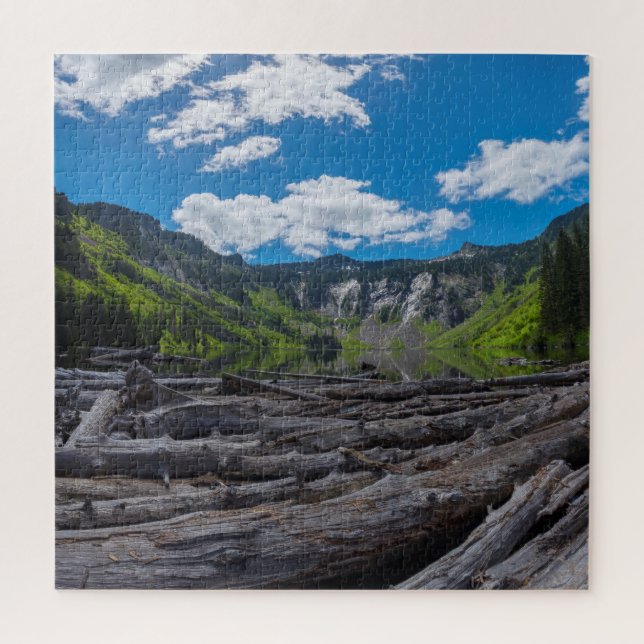 Grand Alpine Lake Jigsaw Puzzle (Vertical)