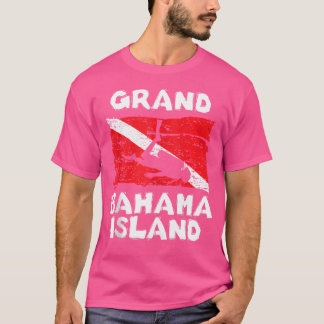 Grand Bahama Scuba Diving Flag For Divers T-Shirt