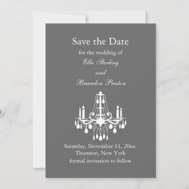 Grand Ballroom Save the Date (grey) (Front)