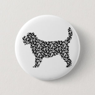Grand Basset Griffon Vendeen 6 Cm Round Badge