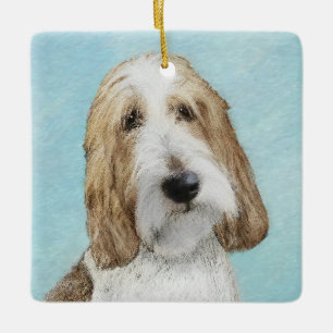 Grand Basset Griffon Vendeen - Original Dog Art Ceramic Ornament