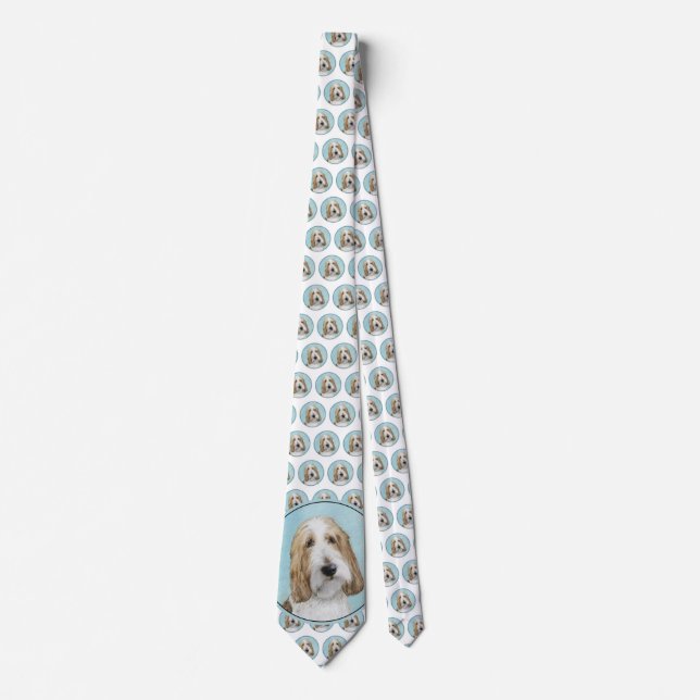 Grand Basset Griffon Vendeen - Original Dog Art Tie (Front)