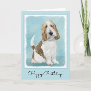 Grand Basset Griffon Venden - Original Dog Art Card