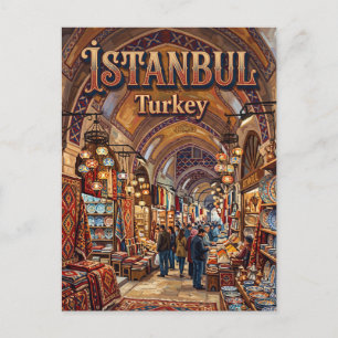 Grand Bazaar Istanbul Turkey Postcard