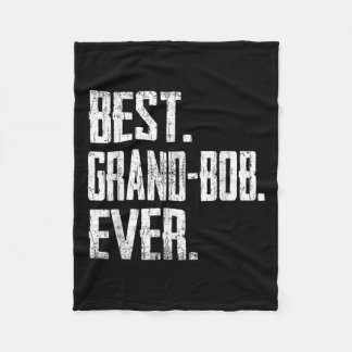 Grand-bob Ever - Father Tee Fleece Blanket