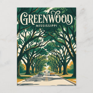 Grand Boulevard Mississippi Postcard
