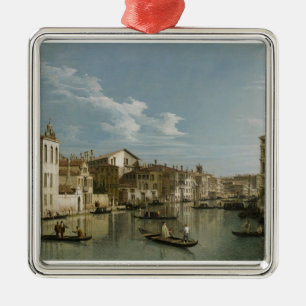 Grand Canal from Palazzo Flangini to Palazzo Bembo Metal Tree Decoration