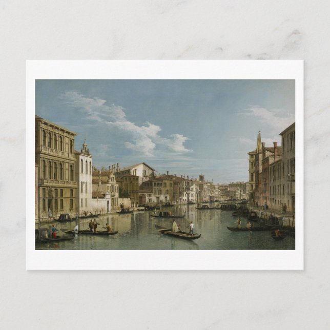 Grand Canal from Palazzo Flangini to Palazzo Bembo Postcard (Front)