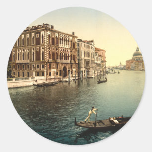 Grand Canal II, Venice, Italy Classic Round Sticker