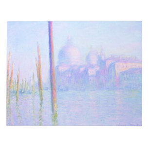 Grand Canal in Venice (by Claude Monet) Notepad