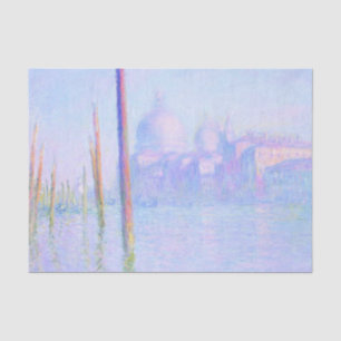 Grand Canal in Venice (by Claude Monet) Tissue Paper