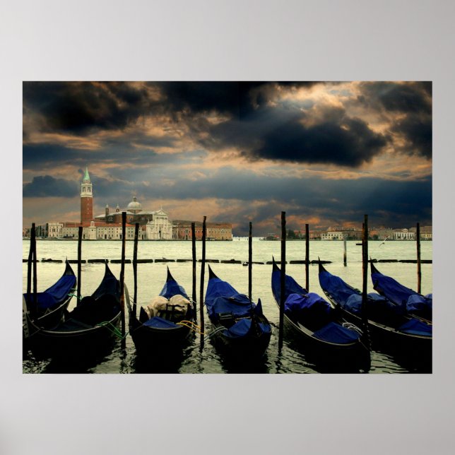 Grand Canal in Venice photo poster (Front)