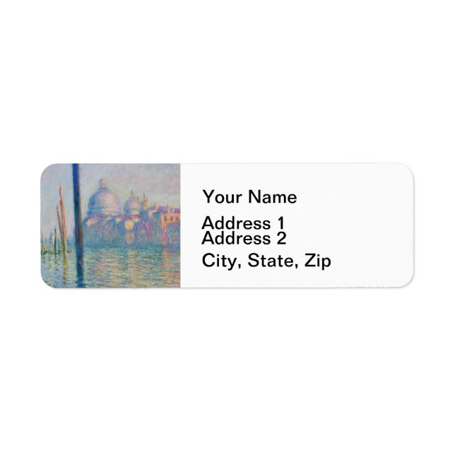 Grand Canal Monet Venice Italy Classic Painting (Front)