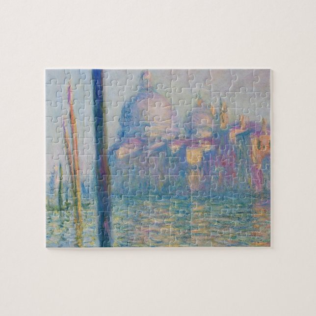 Grand Canal Monet Venice Italy Classic Painting Jigsaw Puzzle (Horizontal)