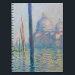 Grand Canal Monet Venice Italy Classic Painting Notebook<br><div class="desc">The Grand Canal - Claude Monet painted Venice's Grand Canal in 1908 when he visited Venice for three months. Monet painted this view of Santa Maria della Salute, seen from across the Grand Canal from his hotel at Palazzo Barbaro. This view of the Grand Canal will bring back wonderful memories...</div>