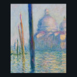 Grand Canal Monet Venice Italy Classic Painting Poster<br><div class="desc">The Grand Canal - Claude Monet painted Venice's Grand Canal in 1908 when he visited Venice for three months. Monet painted this view of Santa Maria della Salute, seen from across the Grand Canal from his hotel at Palazzo Barbaro. This view of the Grand Canal will bring back wonderful memories...</div>