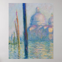 Grand Canal Monet Venice Italy Classic Painting
