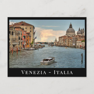 Grand Canal, Venezia Italia Venice Custom text Postcard