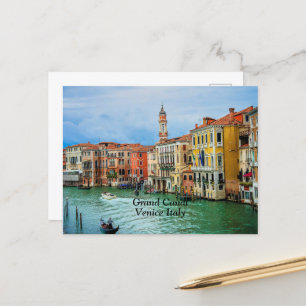 Grand Canal, Venice, Italy  Postcard