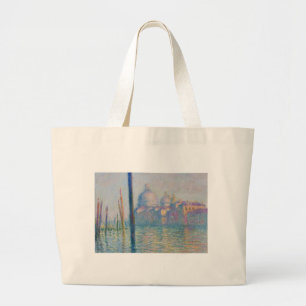 Grand Canal Venice Monet Painting Art Large Tote Bag