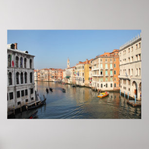 Grand canal, Venice poster