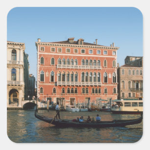 Grand Canal, Venice, Veneto, Italy Square Sticker