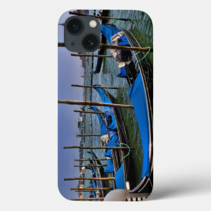 Grand Canal water with gondalo boats lined up iPhone 13 Case