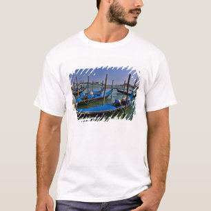 Grand Canal water with gondalo boats lined up T-Shirt