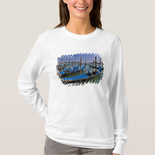 Grand Canal water with gondalo boats lined up T-Shirt