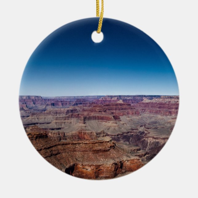 Grand Canyon 5 Ceramic Tree Decoration (Front)