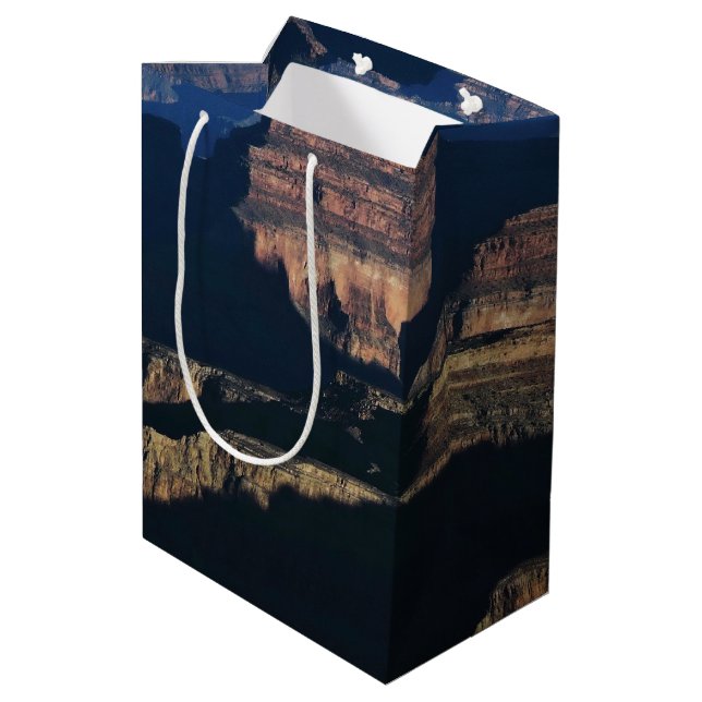 Grand Canyon Abstract Landscape Western Medium Gift Bag (Back Angled)