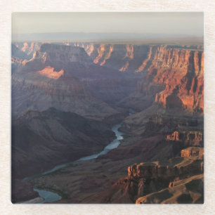 Grand Canyon and Colorado River in Arizona Glass Coaster