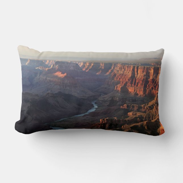 Grand Canyon and Colorado River in Arizona Lumbar Cushion (Front)