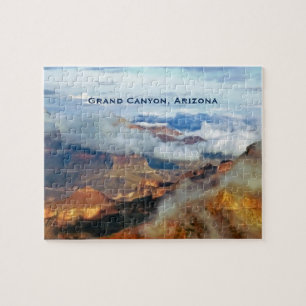 Grand Canyon, Arizona, Canyon Clouds Fine Art Jigs Jigsaw Puzzle