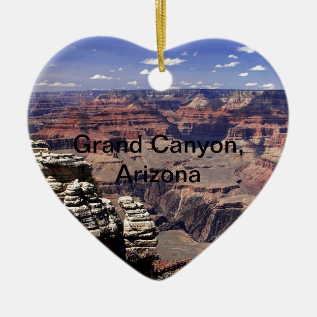Grand Canyon, Arizona Ceramic Tree Decoration (Front)