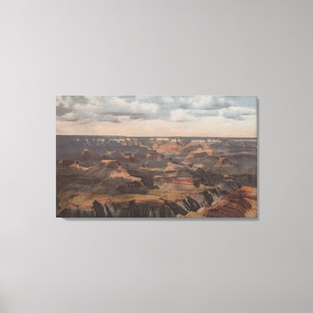Grand Canyon, Arizona - Cloud Shadows from Hopi 2 Canvas Print (Front)