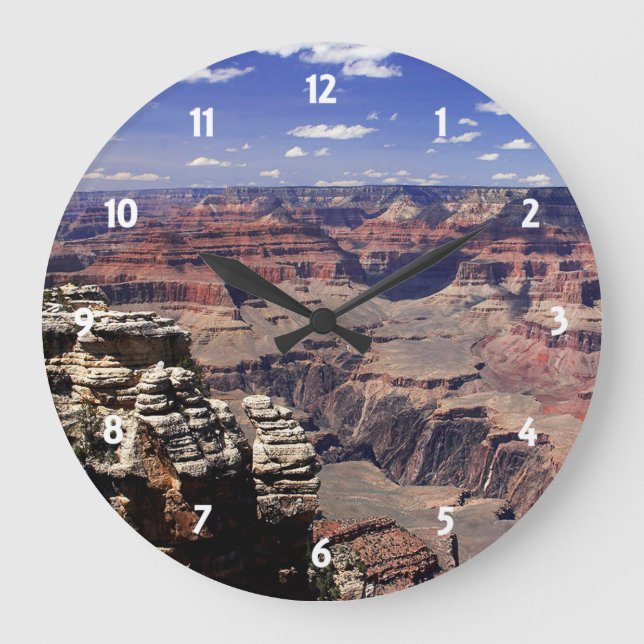 Grand Canyon, Arizona Large Clock (Front)