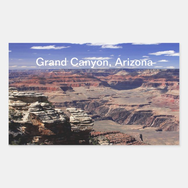 Grand Canyon, Arizona Rectangular Sticker (Front)