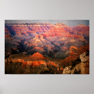 Grand Canyon, Arizona sunset stylised Poster