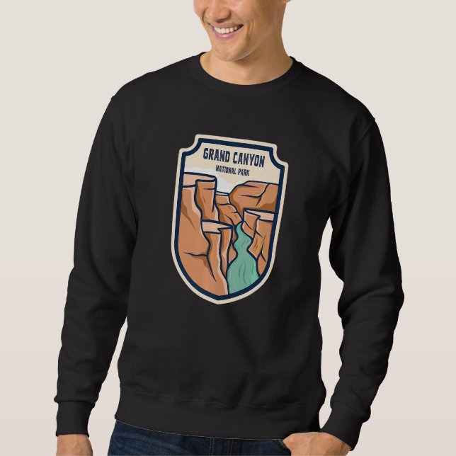 Grand Canyon Arizona Us National Park Travel Hikin Sweatshirt (Front)