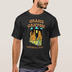 Grand Canyon Arizona Us National Park Travel Hikin T-Shirt