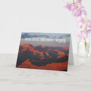 Grand Canyon Beautiful Nature Scenery Birthday Card