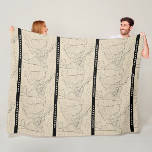 Grand Canyon Blanket(Transparent) Fleece Blanket