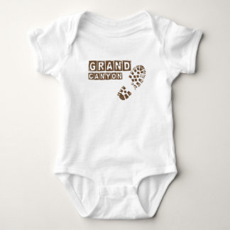 Grand Canyon Boot Print Baby Bodysuit