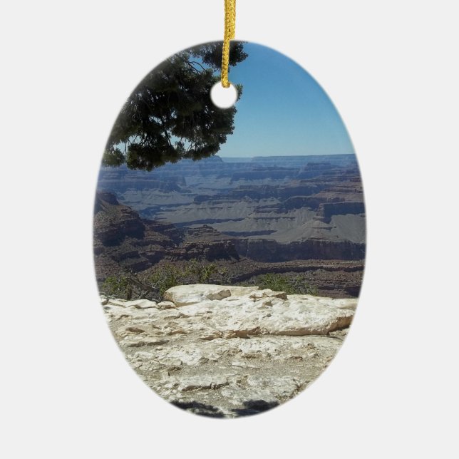 Grand Canyon Ceramic Tree Decoration (Front)