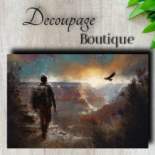 Grand Canyon Explorer Decoupage Tissue Paper
