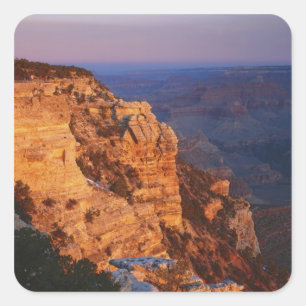 Grand Canyon from south rim, Grand Canyon Square Sticker